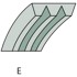Rebrasti remen 3/8" x 53", 20 x 1340 La